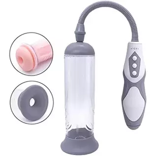 Electric Vacuum Penis Pump with Pocket Pussy, Rechargeable Erection Pump Device, Automatic Male Masturbator Penis Pumps for Men Electric Vacuum Penis Pump with Pocket Pussy, Rechargeable Erection Pump Device, Automatic Male Masturbator Penis Pumps for Men