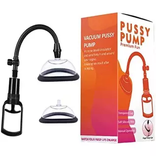 Pussy Pump Sexual Enhancers Sex Toys for Women, - Strong Suction Heightens Sensitivity -Manual Vagina Pump Clitoral Stimulator L