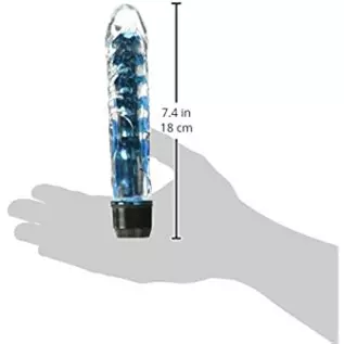 Shimmer Core Metallic Vibrator, Blue Shimmer Core Metallic Vibrator, Blue