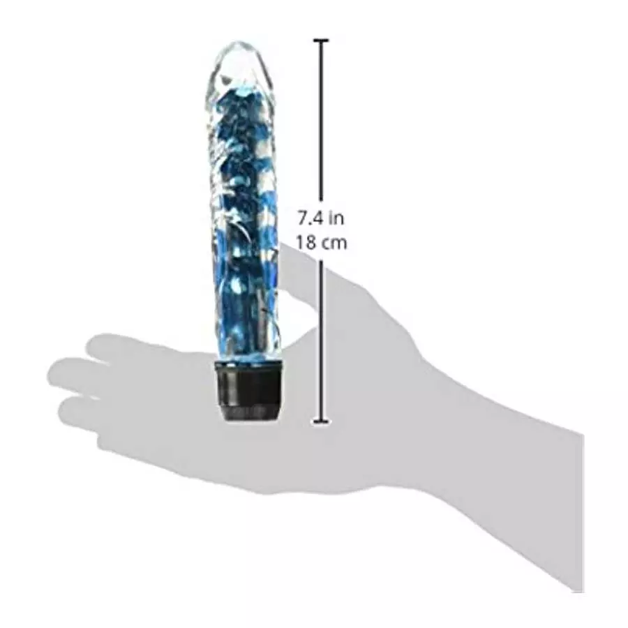 Shimmer Core Metallic Vibrator, Blue