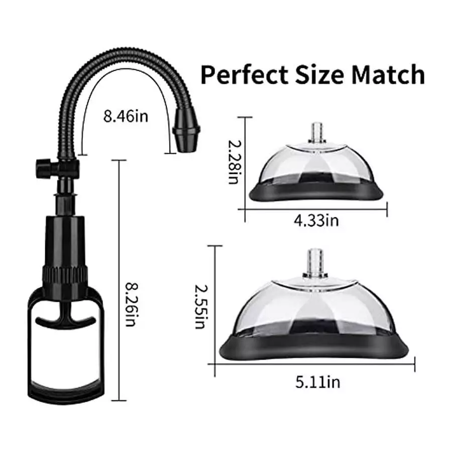 Hand Pump Dovelo Labia Pump System with Vacuum Release Valve, Increase Sensation and Pleasure, Sex Toys for Women