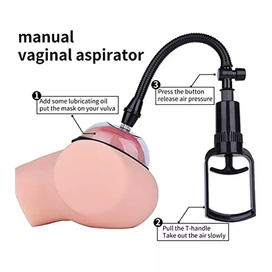 Hand Pump Dovelo Labia Pump System with Vacuum Release Valve, Increase Sensation and Pleasure, Sex Toys for Women