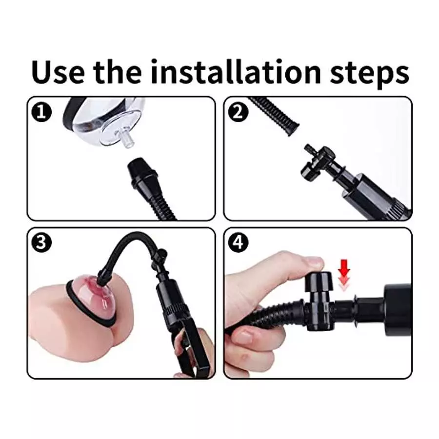 Hand Pump Dovelo Labia Pump System with Vacuum Release Valve, Increase Sensation and Pleasure, Sex Toys for Women