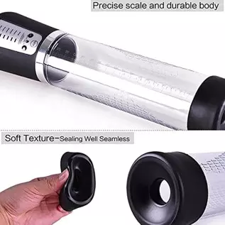 Penis Vacuum Pump with 6 Suction Intensities, Rechargeable Automatic High-Vacuum Penis Masturbator Enlargement Extend, Electric Penis Vacuum Pump with 6 Suction Intensities, Rechargeable Automatic High-Vacuum Penis Masturbator Enlargement Extend, Electric