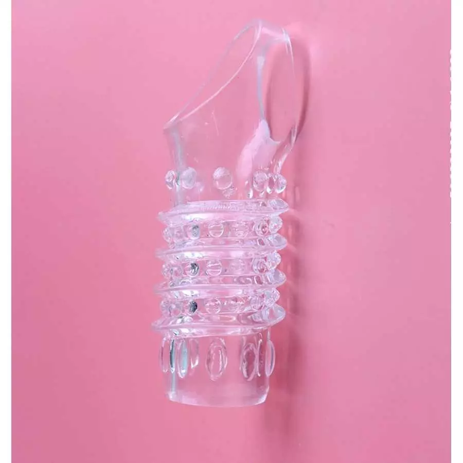 A5-Reusable Sleeves Girth for Men Extender Enlarger Extension Cook Enhancer Ball Stretch Sleeve Girth Best Gift-L1 (Transparent-