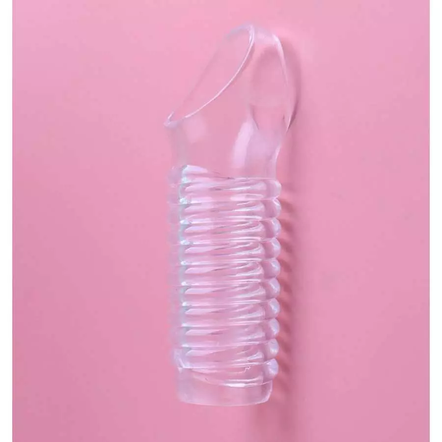 A5-Reusable Sleeves Girth for Men Extender Enlarger Extension Cook Enhancer Ball Stretch Sleeve Girth Best Gift-L1 (Transparent-