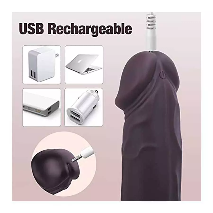 Penis Sleeve Vibrating Cock Sleeve, YonTuy Black Reliastic Penis Extension with Penis Ring, 5 Remote Control Vibration Modes Pen