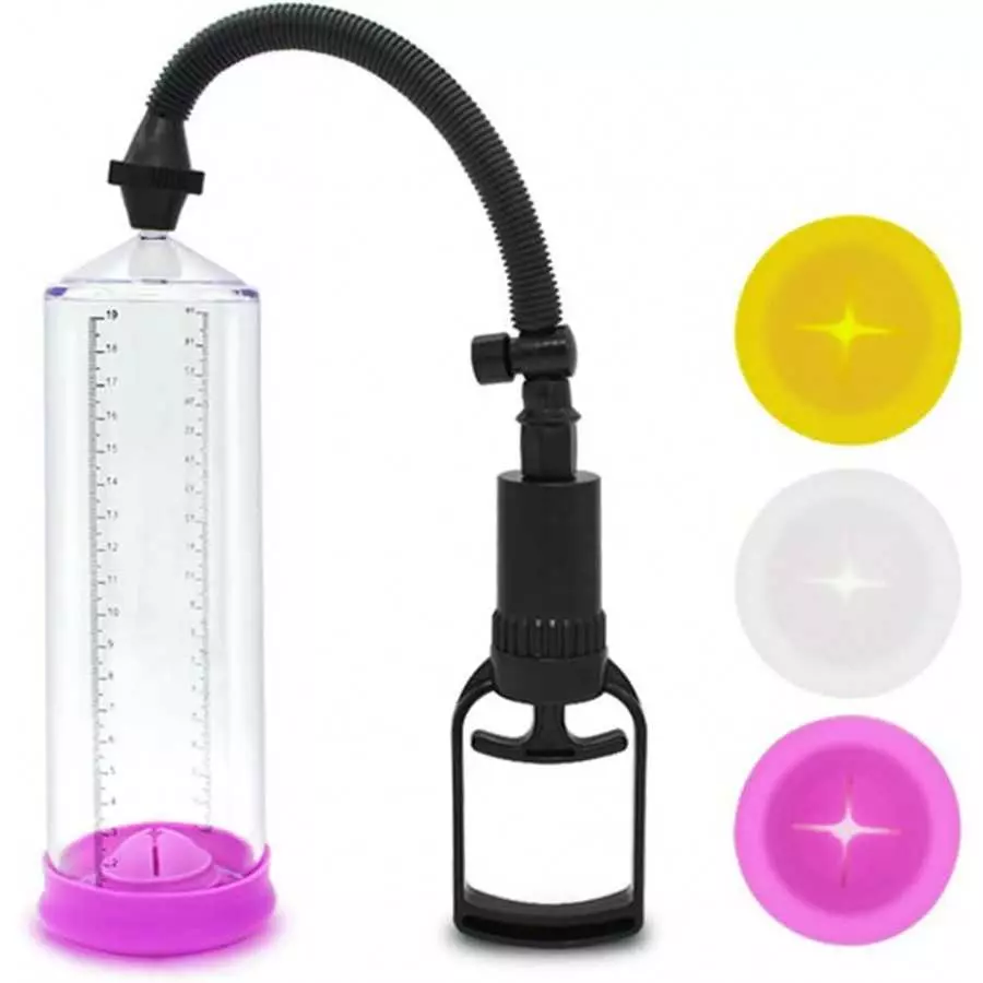 Vacuum Penis Pump, Sex Toys for Men, Manual Penis Enlarger for Male Erection & Enhancement, Adjustable Handheld Male Enhancement