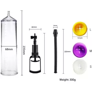 Vacuum Penis Pump, Sex Toys for Men, Manual Penis Enlarger for Male Erection & Enhancement, Adjustable Handheld Male Enhancement