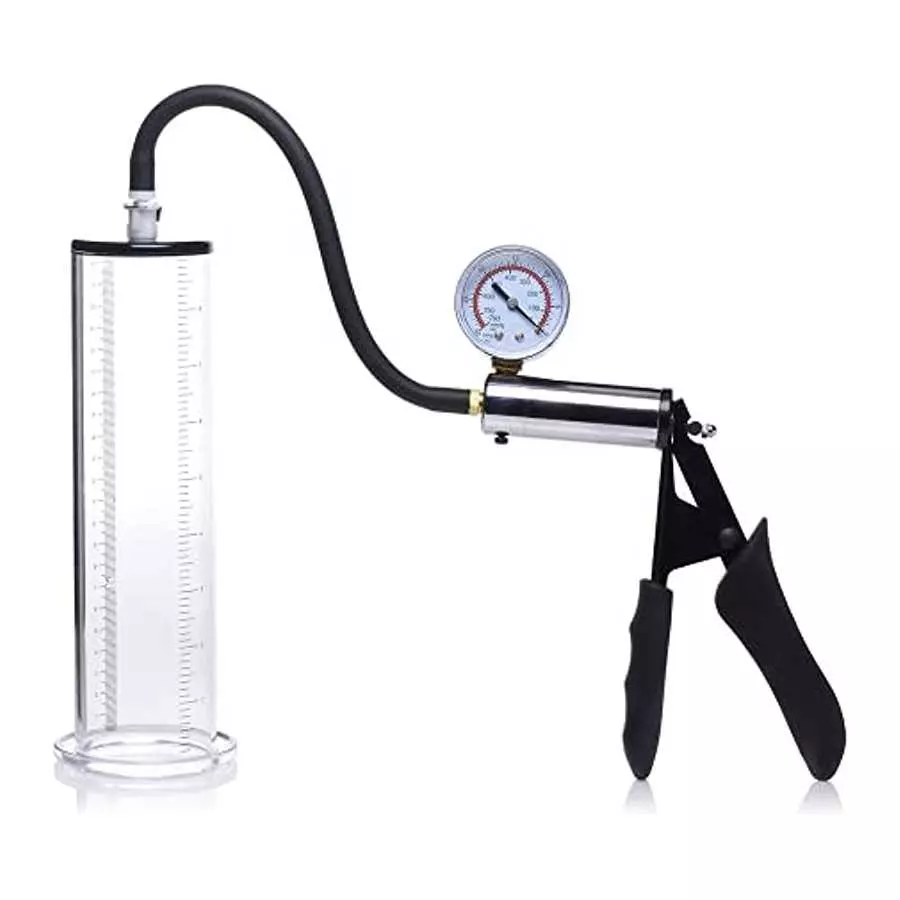 Size Matters Penis Pump Kit with 2.25 Inch Cylinder |Fun Sex Toys for Men, Various Suction Levels for Penis Enhancement Size Matters Penis Pump Kit with 2.25 Inch Cylinder |Fun Sex Toys for Men, Various Suction Levels for Penis Enhancement