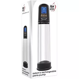 Adam & Eve Adam's Rechargeable Penis Pump - Black