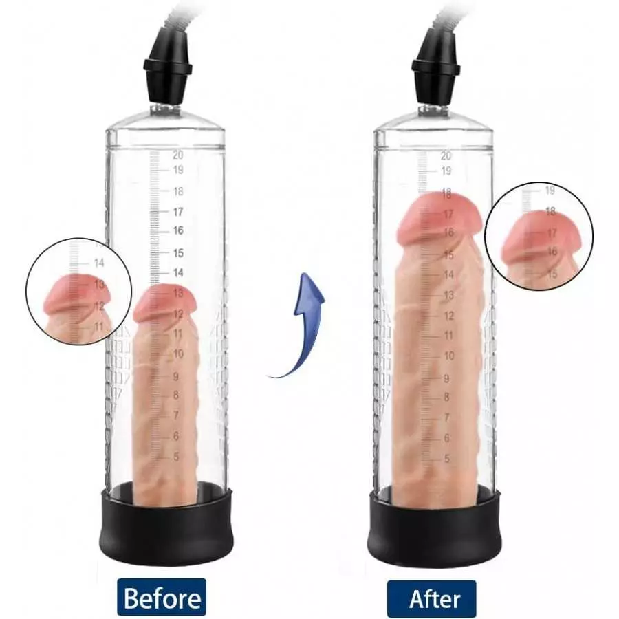 Electric Penis Pump Enlargement Vacuum Pump with 4 Extra Penis Rings and 2 Sleeves Automatic Rechargeable Male Enhancement Train