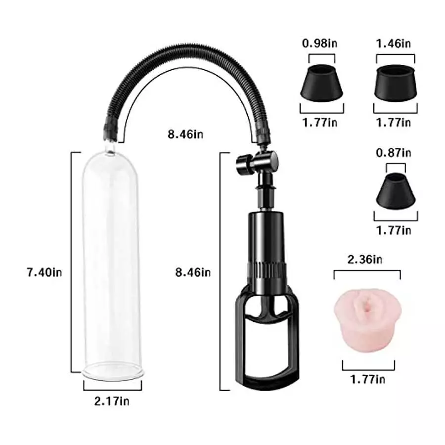 Men Enlargement Pump Pens Pumps Penile Vacuum Vagina Cock Erection Device Penus Enlarger Tool Male Enhancer Sleeve Toy Clit Stim