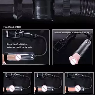 Men Enlargement Pump Pens Pumps Penile Vacuum Vagina Cock Erection Device Penus Enlarger Tool Male Enhancer Sleeve Toy Clit Stim