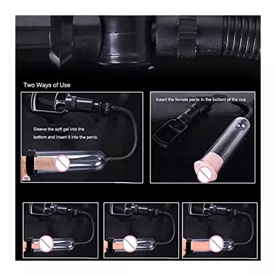 Men Enlargement Pump Pens Pumps Penile Vacuum Vagina Cock Erection Device Penus Enlarger Tool Male Enhancer Sleeve Toy Clit Stim