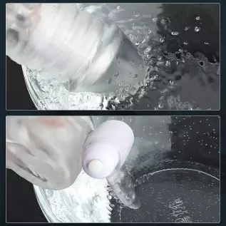 LIVE4COOL Penis Extender Sleeve Cock Sleeve with Vibrators, Penis Enlarger Reusable Vibrating Penis Sleeve Cock Ring with 10 Vib