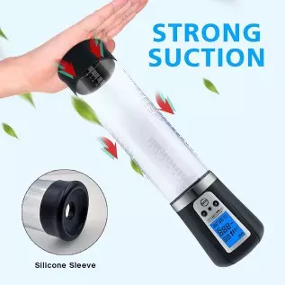 Intensity Enlargement Pump for Man 12 Inches Male Enhancement Growth Pump Pen~Pumps with Englargers Size for Men Help Men with D