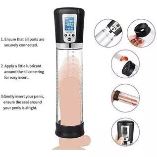 Intensity Enlargement Pump for Man 12 Inches Male Enhancement Growth Pump Pen~Pumps with Englargers Size for Men Help Men with D