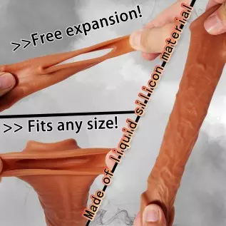 New Reusable Sleeves Girth for Men Extender Enlarger A721 Extension Sheath Elastic Long Lasting Time Size Sleeve Waterproof Best New Reusable Sleeves Girth for Men Extender Enlarger A721 Extension Sheath Elastic Long Lasting Time Size Sleeve Waterproof Best