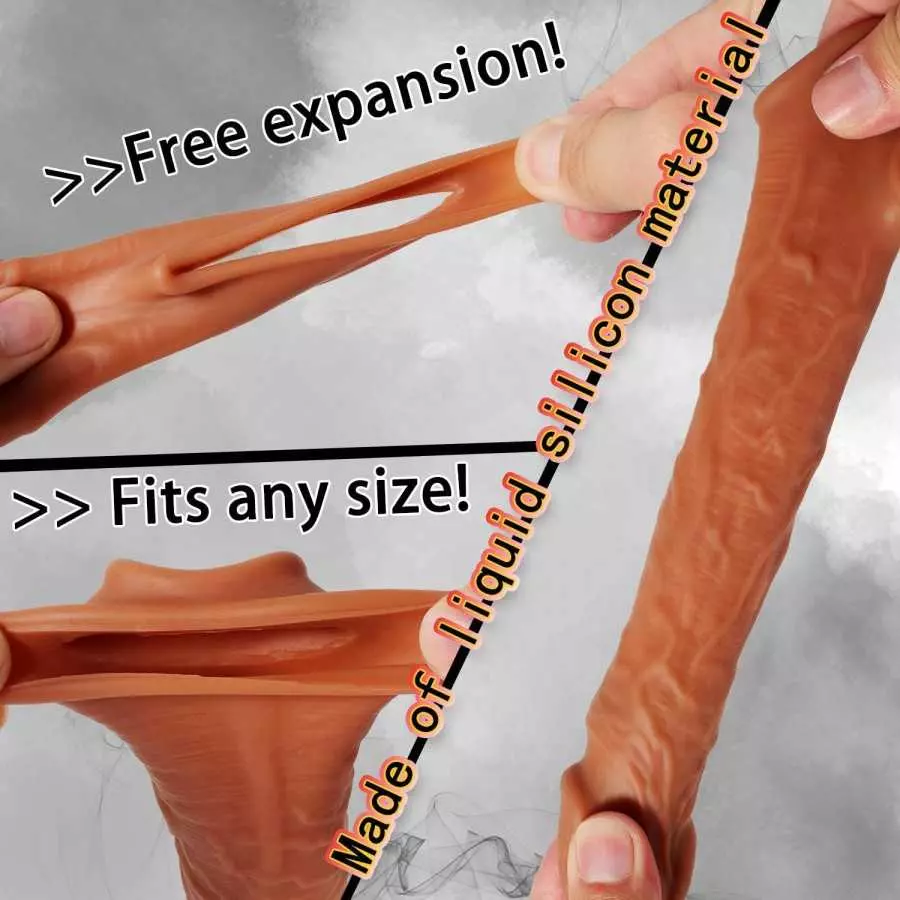 New Reusable Sleeves Girth for Men Extender Enlarger A721 Extension Sheath Elastic Long Lasting Time Size Sleeve Waterproof Best