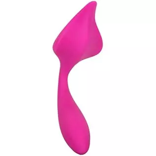 CalExotics Mini Marvels Marvelous Lover – Silicone Waterproof Compact Massager Vibrator – 10 Function Rechargeable Panty Teaser 