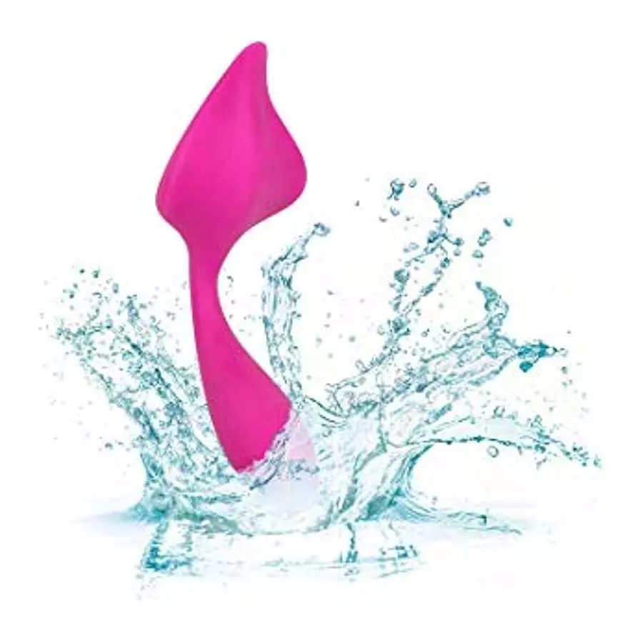CalExotics Mini Marvels Marvelous Lover – Silicone Waterproof Compact Massager Vibrator – 10 Function Rechargeable Panty Teaser 