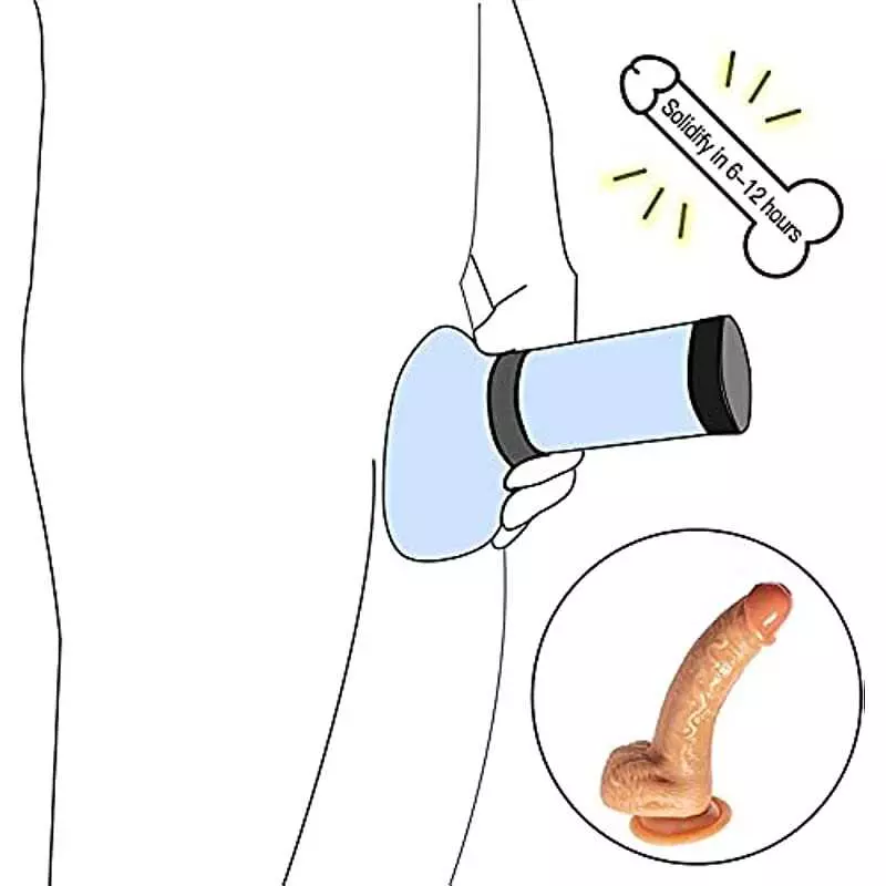 Home-Made Cloning Penis System,KUUVAL DIY Penis Casting Kit, Realistic Dildo Mold with Gift Card,Liquid Silicone Clone Dildo Set