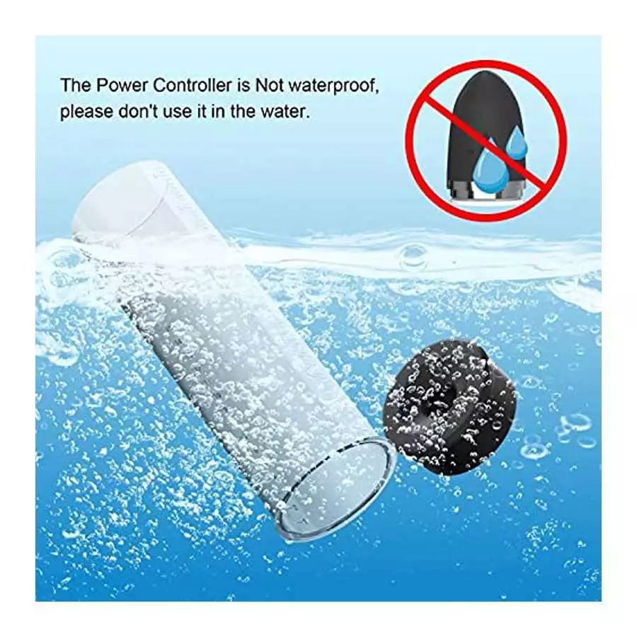 Electric Penis Vacuum Pump, Ussato Rechargeable Automatic High-Vacuum Penis Enlargement Extend Pump with 5 Suction Intensities,