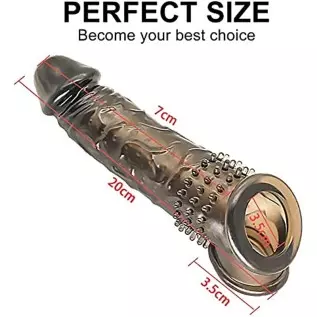 New Black Sleeve, Dingus Reusable Realistic Sleeve Extension Sleeve, Effectively Increasing The Length by 1.2 inches New Black Sleeve, Dingus Reusable Realistic Sleeve Extension Sleeve, Effectively Increasing The Length by 1.2 inches