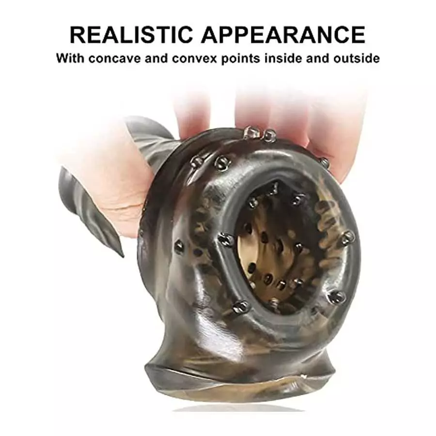 New Black Sleeve, Dingus Reusable Realistic Sleeve Extension Sleeve, Effectively Increasing The Length by 1.2 inches