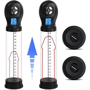 Penis Pump Male Masturbators with 6 Suction Intensities and Suction Modes, Electric Penis Vacuum Pump Sex Toys for Men, Male Pen