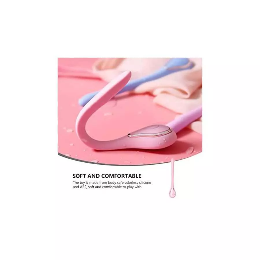 1Pc Anal Plug Waterproof Flexible 10 Modes G- spot Vibrator Anal Stimulator Sex Toy