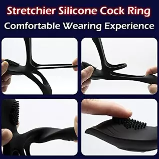 Vibrating Anal Plug with 7 Vibration Modes Prostate Massagers Sex Toys & 3 in 1 Vibrating Cock Ring with 10 Modes for Couples Cl Vibrating Anal Plug with 7 Vibration Modes Prostate Massagers Sex Toys & 3 in 1 Vibrating Cock Ring with 10 Modes for Couples Cl