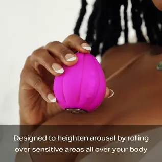 JIMMYJANE Love Pods Coral Clitoral Vibrator, 2 Powerful Motors, 5 Vibration Modes, 4 Intense Speeds, Travel-Ready, Soft Silicone