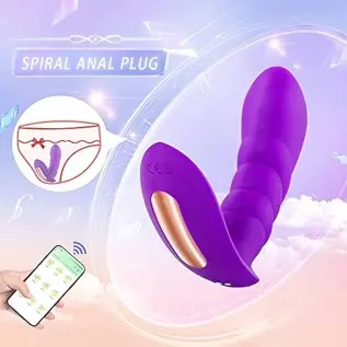 Uff Smart Wearable Panty Vibrator APP Control Clitoral Stimulator with 7 Vibrating 3 Pulsating - Thrusting Modes G Spot Stimulat Uff Smart Wearable Panty Vibrator APP Control Clitoral Stimulator with 7 Vibrating 3 Pulsating - Thrusting Modes G Spot Stimulat