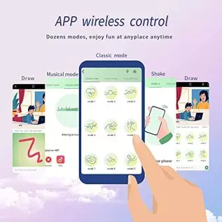 Uff Smart Wearable Panty Vibrator APP Control Clitoral Stimulator with 7 Vibrating 3 Pulsating - Thrusting Modes G Spot Stimulat Uff Smart Wearable Panty Vibrator APP Control Clitoral Stimulator with 7 Vibrating 3 Pulsating - Thrusting Modes G Spot Stimulat