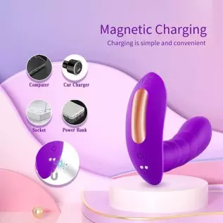 Uff Smart Wearable Panty Vibrator APP Control Clitoral Stimulator with 7 Vibrating 3 Pulsating - Thrusting Modes G Spot Stimulat Uff Smart Wearable Panty Vibrator APP Control Clitoral Stimulator with 7 Vibrating 3 Pulsating - Thrusting Modes G Spot Stimulat