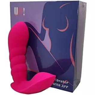 Uff Smart Wearable Panty Vibrator APP Control Clitoral Stimulator with 7 Vibrating 3 Pulsating - Thrusting Modes G Spot Stimulat Uff Smart Wearable Panty Vibrator APP Control Clitoral Stimulator with 7 Vibrating 3 Pulsating - Thrusting Modes G Spot Stimulat