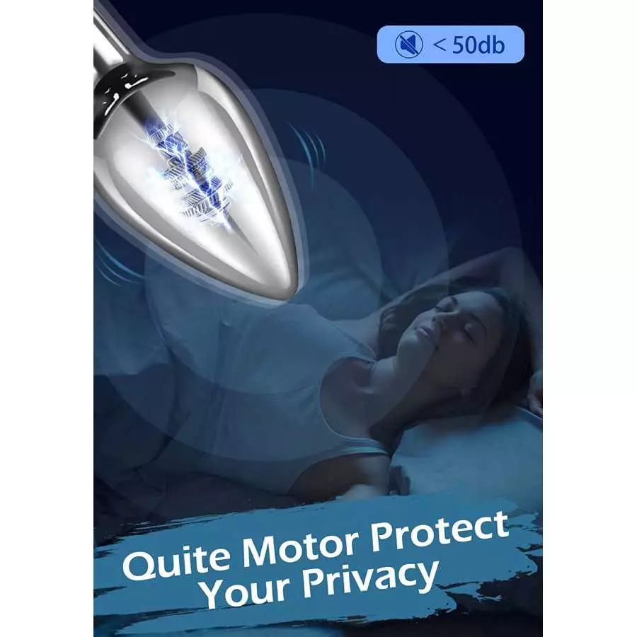 Vibrating Butt Plug, KUSHOR Anal Plug Prostate Stimulor Toys with Remote Control, 7 Vibration Modes Anal Sex Toys for Womens Sex