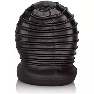 CalExotics Packer Gear FTM Stroker - Male Silicone Masturbation Sleeve - 2 Inch Adult Male Masturbator Sex Toy - Black