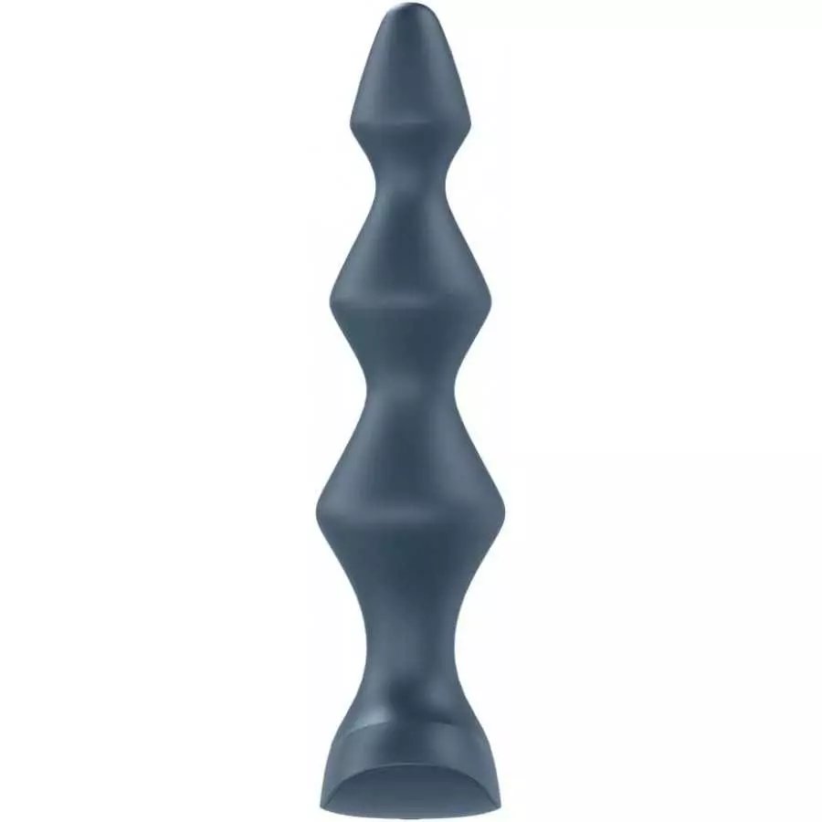 Satisfyer Lolli-Plug 1 Anal Vibrator - Vibrating Anal Plug, Diamond Shaped Beads with Increasing Diameter and Wide Base - Suitab