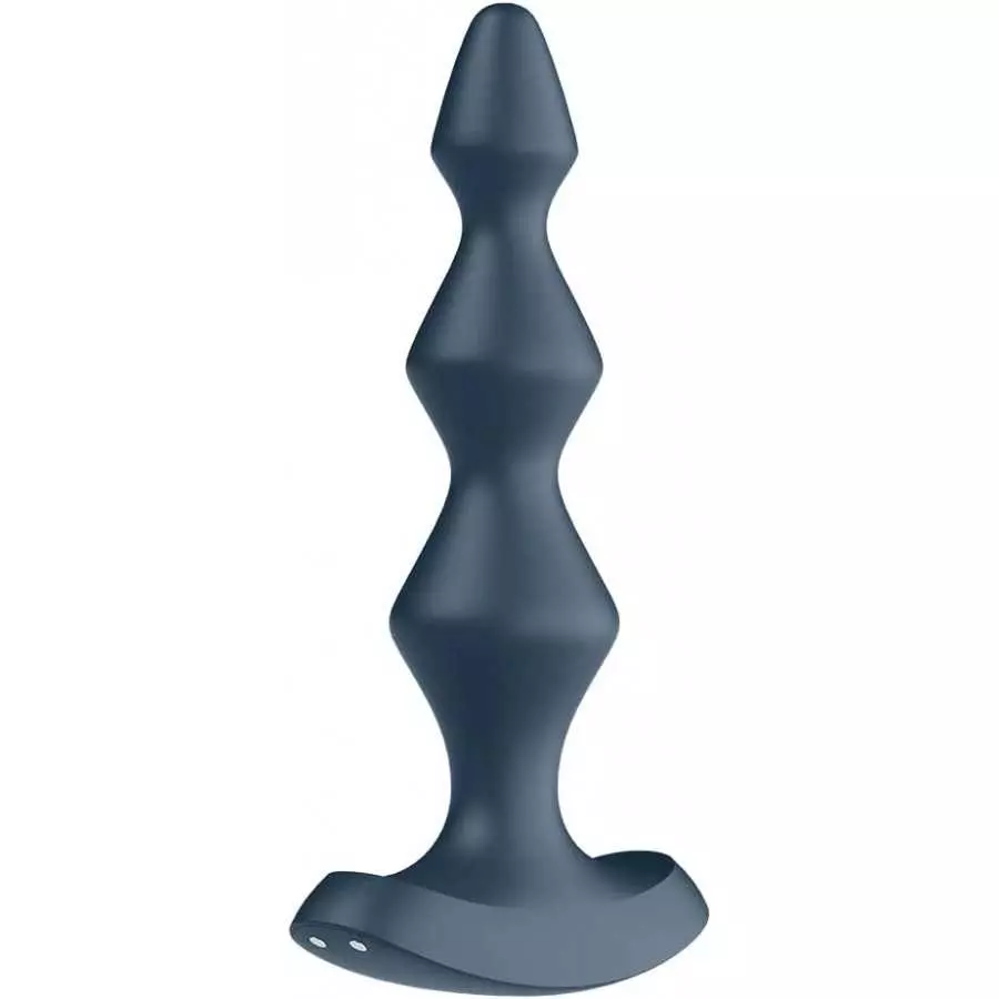 Satisfyer Lolli-Plug 1 Anal Vibrator - Vibrating Anal Plug, Diamond Shaped Beads with Increasing Diameter and Wide Base - Suitab