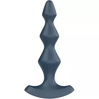 Satisfyer Lolli-Plug 1 Anal Vibrator - Vibrating Anal Plug, Diamond Shaped Beads with Increasing Diameter and Wide Base - Suitab Satisfyer Lolli-Plug 1 Anal Vibrator - Vibrating Anal Plug, Diamond Shaped Beads with Increasing Diameter and Wide Base - Suitab