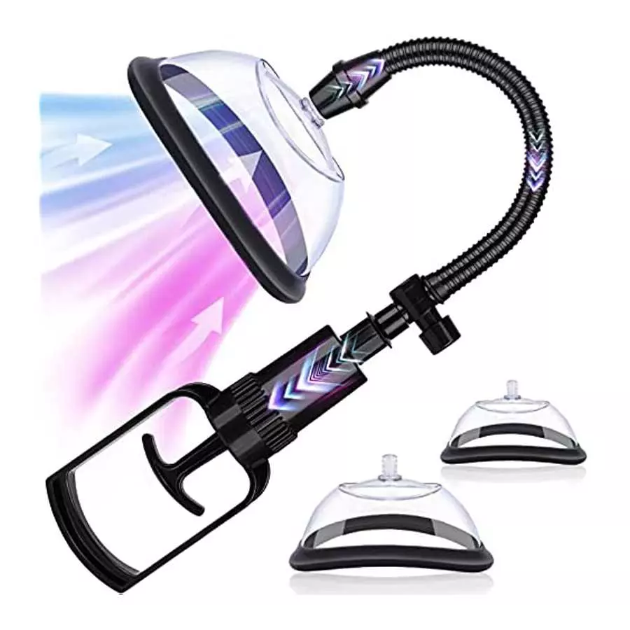 Bloom Manual Pussy Pump - LATUNE Bella, Stimulating Vagina Pump with 2 Powerful Sucking Cups for Arousal & Sexy Look, Easy Contr Bloom Manual Pussy Pump - LATUNE Bella, Stimulating Vagina Pump with 2 Powerful Sucking Cups for Arousal & Sexy Look, Easy Contr