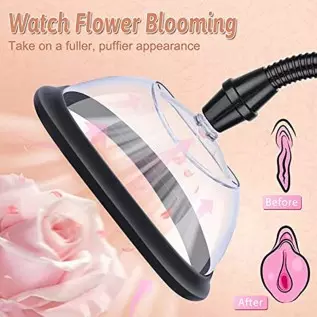 Bloom Manual Pussy Pump - LATUNE Bella, Stimulating Vagina Pump with 2 Powerful Sucking Cups for Arousal & Sexy Look, Easy Contr Bloom Manual Pussy Pump - LATUNE Bella, Stimulating Vagina Pump with 2 Powerful Sucking Cups for Arousal & Sexy Look, Easy Contr