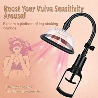 Bloom Manual Pussy Pump - LATUNE Bella, Stimulating Vagina Pump with 2 Powerful Sucking Cups for Arousal & Sexy Look, Easy Contr Bloom Manual Pussy Pump - LATUNE Bella, Stimulating Vagina Pump with 2 Powerful Sucking Cups for Arousal & Sexy Look, Easy Contr