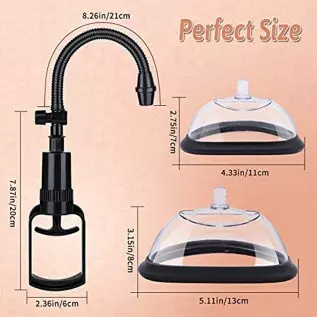 Bloom Manual Pussy Pump - LATUNE Bella, Stimulating Vagina Pump with 2 Powerful Sucking Cups for Arousal & Sexy Look, Easy Contr Bloom Manual Pussy Pump - LATUNE Bella, Stimulating Vagina Pump with 2 Powerful Sucking Cups for Arousal & Sexy Look, Easy Contr