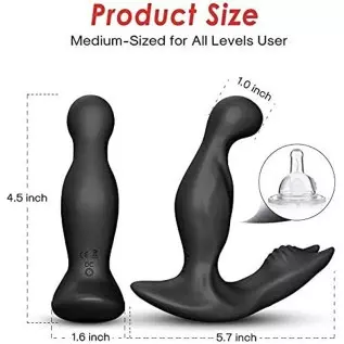 Proo SSTATE 360° Rotating Anal Vibrator Prostate Massager, 9 Massage Modes and 3 Rotating Patterns Anal Butt Proo SSTATE 360° Rotating Anal Vibrator Prostate Massager, 9 Massage Modes and 3 Rotating Patterns Anal Butt