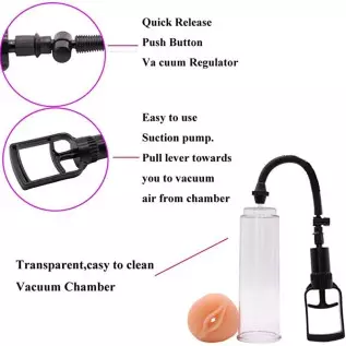 Manual Body Play Tools Enlarger for Male Extender and Enhancement Adult Male Electric Vacuum Pump Tool
