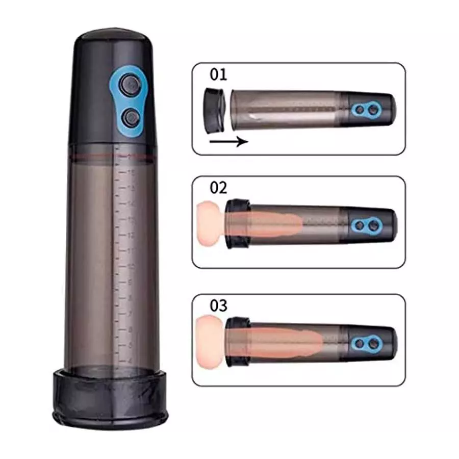 Electric Penis Pump Vacuum Male Erection Enlarger Cock Stretcher Penis Extender Sex Toys